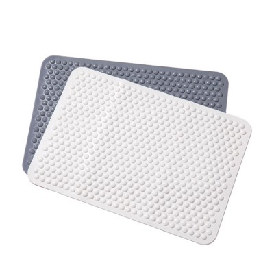 Luxury Massaging Ridges Original Refinished Reverse Suction Cup High Quality Silicone Protector Pads Shower Bath Mat